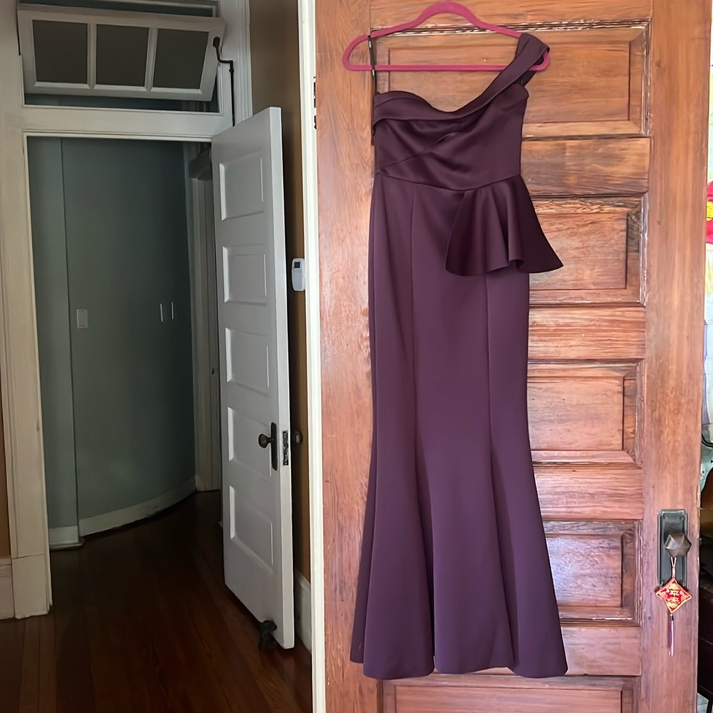 ASOS floor length Maroon dress, size US 6